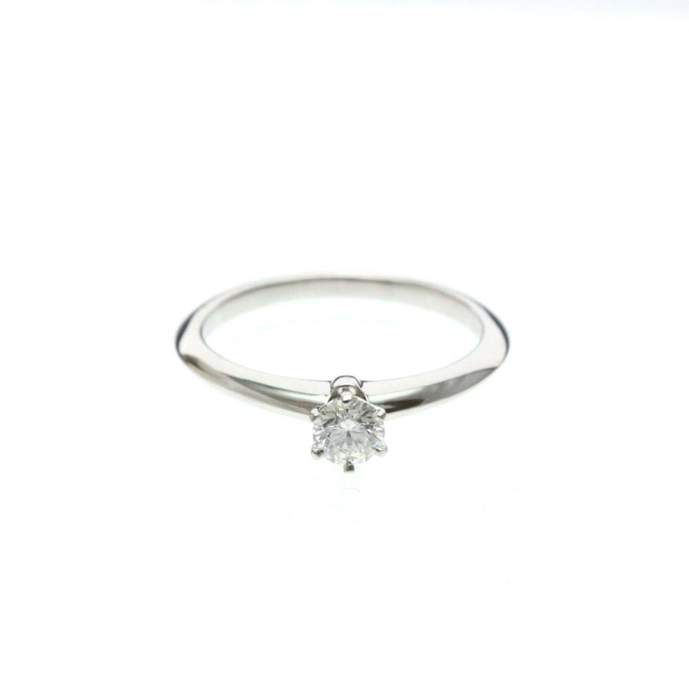 Tiffany & Co. Tiffany Setting Solitaire Platinum with Diamond 0.24 CT